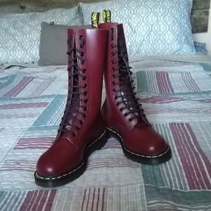 Cherry Dr. Martens - 14 hole